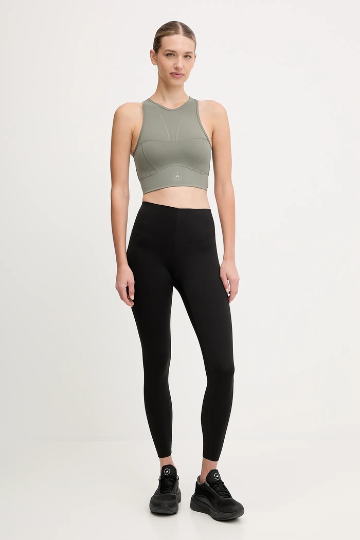 adidas by Stella McCartney biustonosz sportowy JW4544 zielony AW25