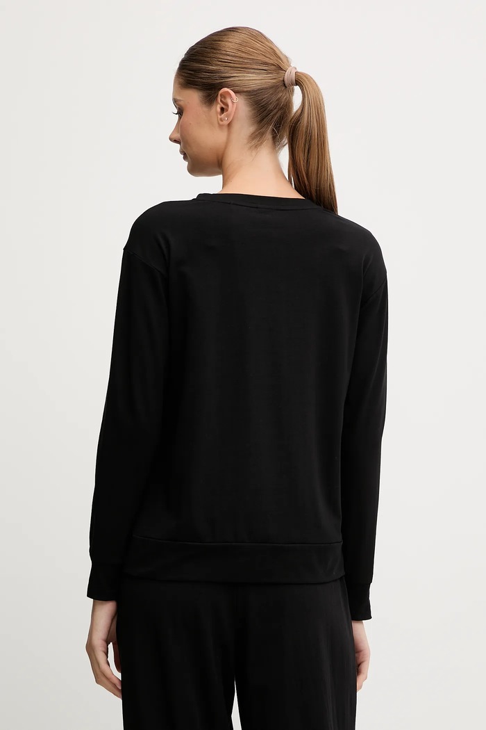 Одяг Лонгслів лаунж HUGO HUGO ID LS-SHIRT 50555632 чорний