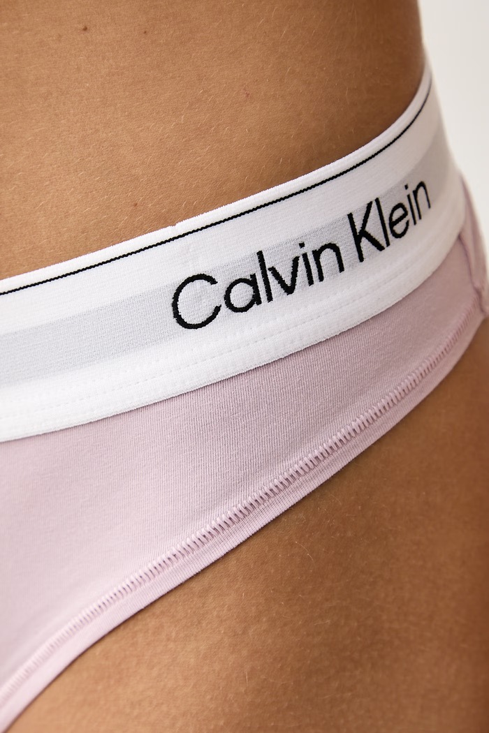 Brazilske hlačke ženske z bombažem Calvin Klein Underwear LV00QF8522 roza