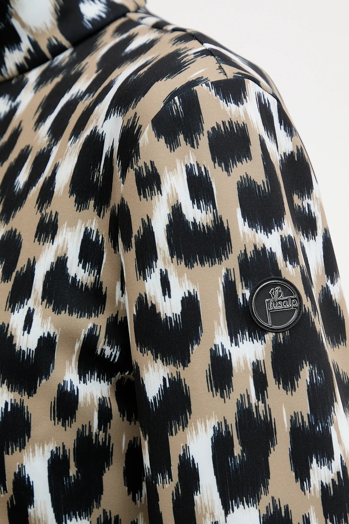 Funkcionalna majica z dolgimi rokavi Fusalp Orion Leopard I1203 zelena