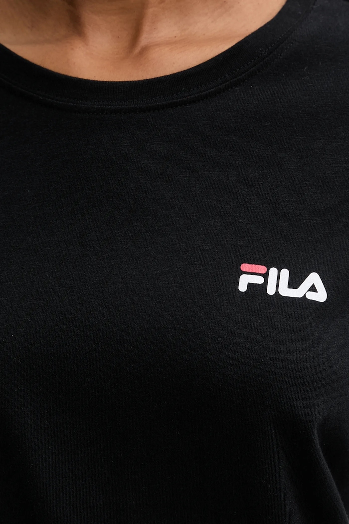 Bombažna pižama Fila FPW4217 črna