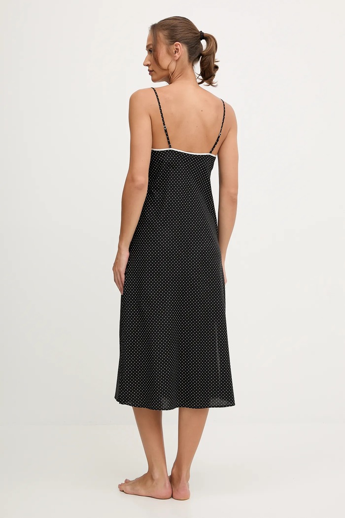 Noční košilka Lauren Ralph Lauren ILN02439 černá AW25