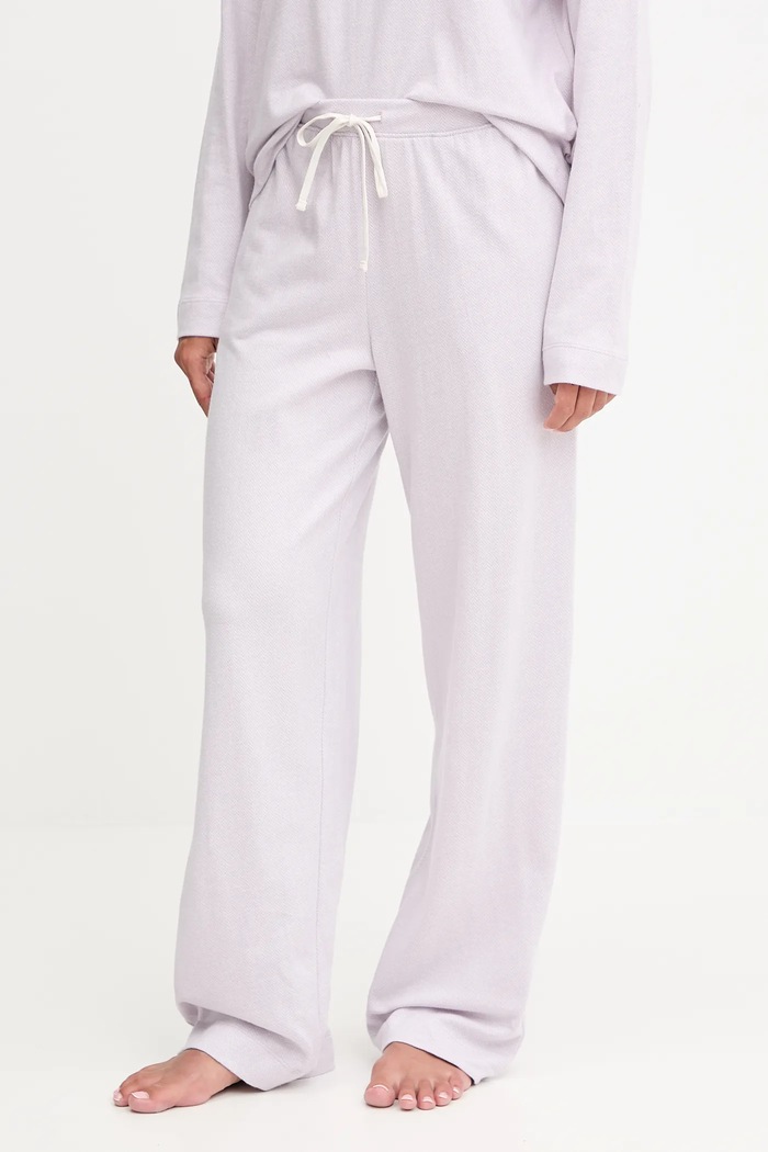 Ρούχα Βαμβακερές πιτζάμες Lauren Ralph Lauren ILN72453 μωβ