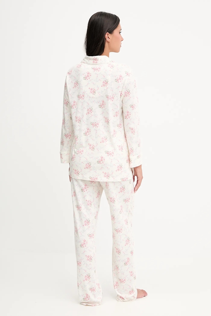 Pyžamo Lauren Ralph Lauren béžová ILN92443