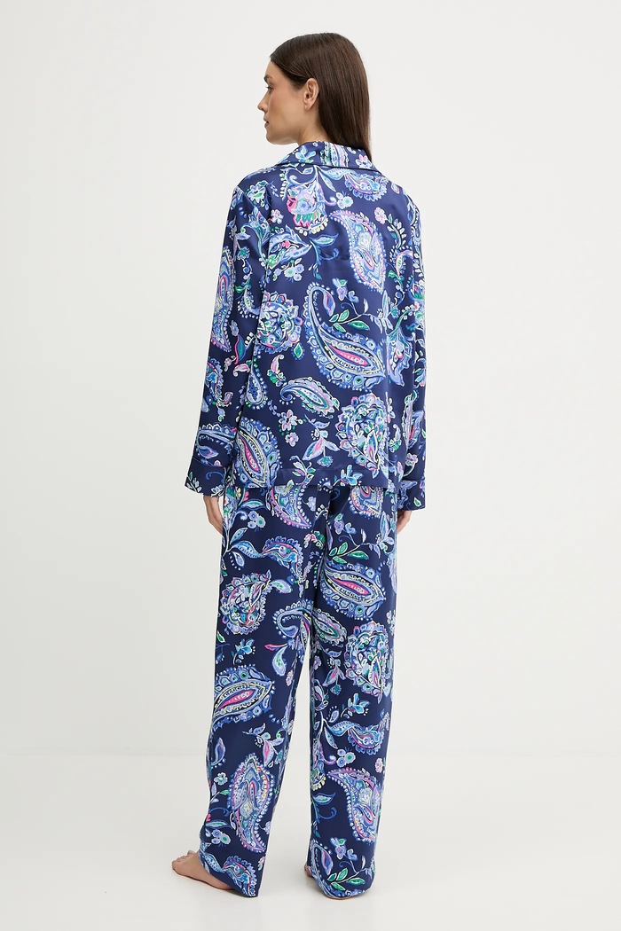 Lauren Ralph Lauren pijama albastru ILN92480