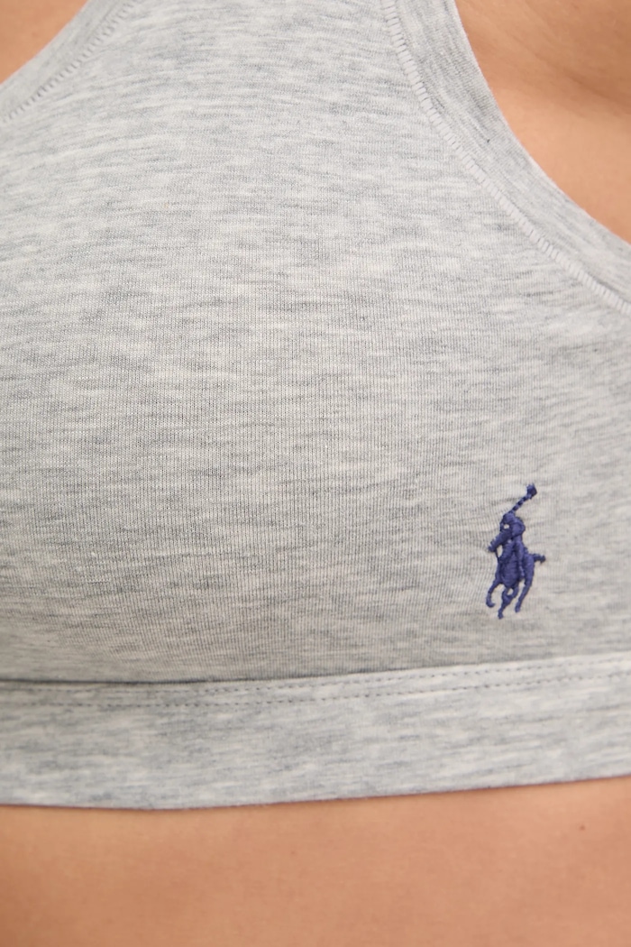 Podprsenka Polo Ralph Lauren sivá 4P0499