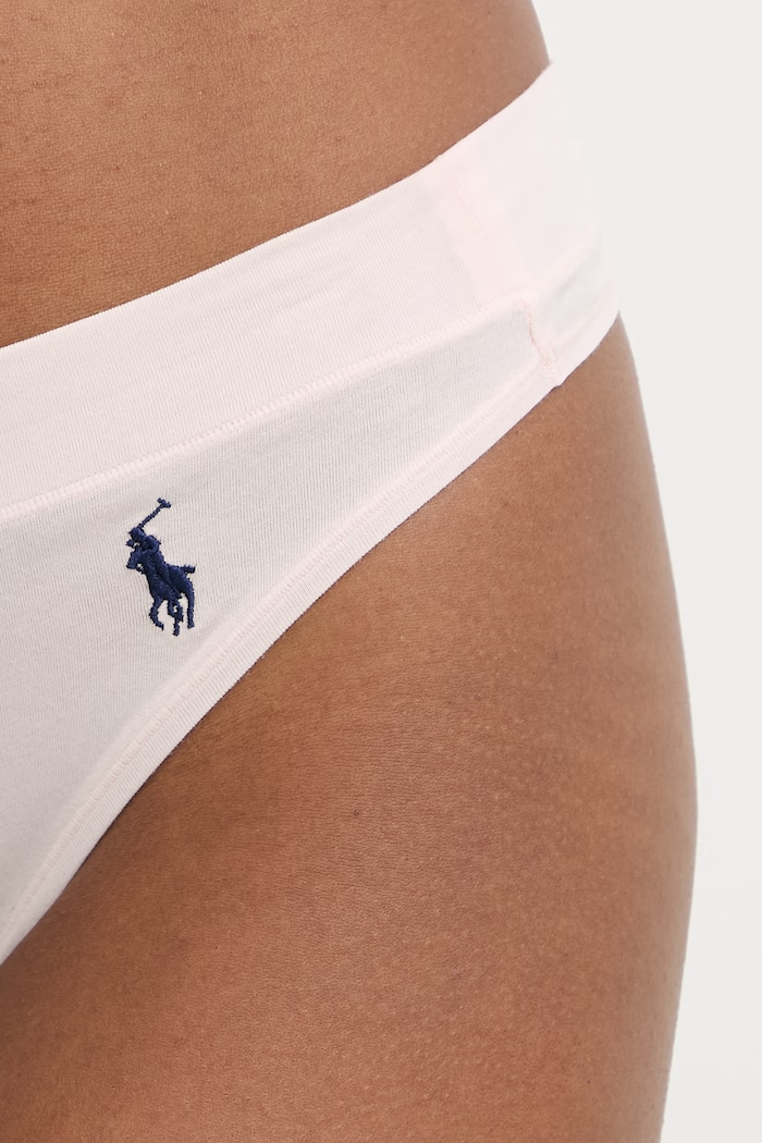 Polo Ralph Lauren tanga femei bumbac cu elastan roz 4P0511