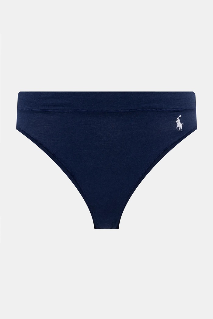 Polo Ralph Lauren chiloți full brief pentru femei cu bumbac pachet de 3 4P0711 bleumarin AW25