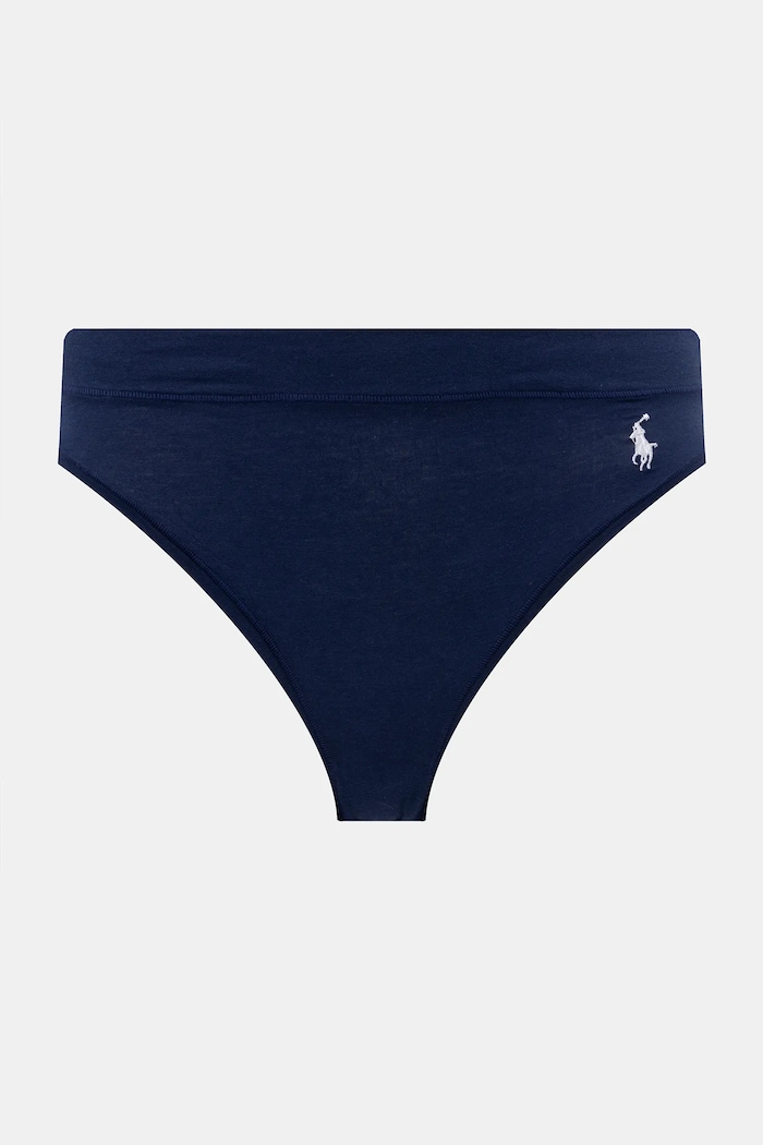 Polo Ralph Lauren chiloți full brief pentru femei cu bumbac pachet de 3 4P0711 bleumarin AW25
