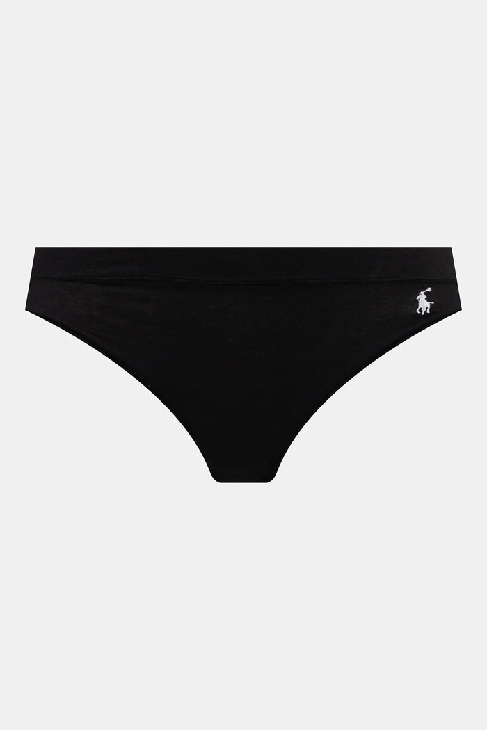 Polo Ralph Lauren nohavičky dámske s bavlnou 3-pak 4P0711 čierna AW25