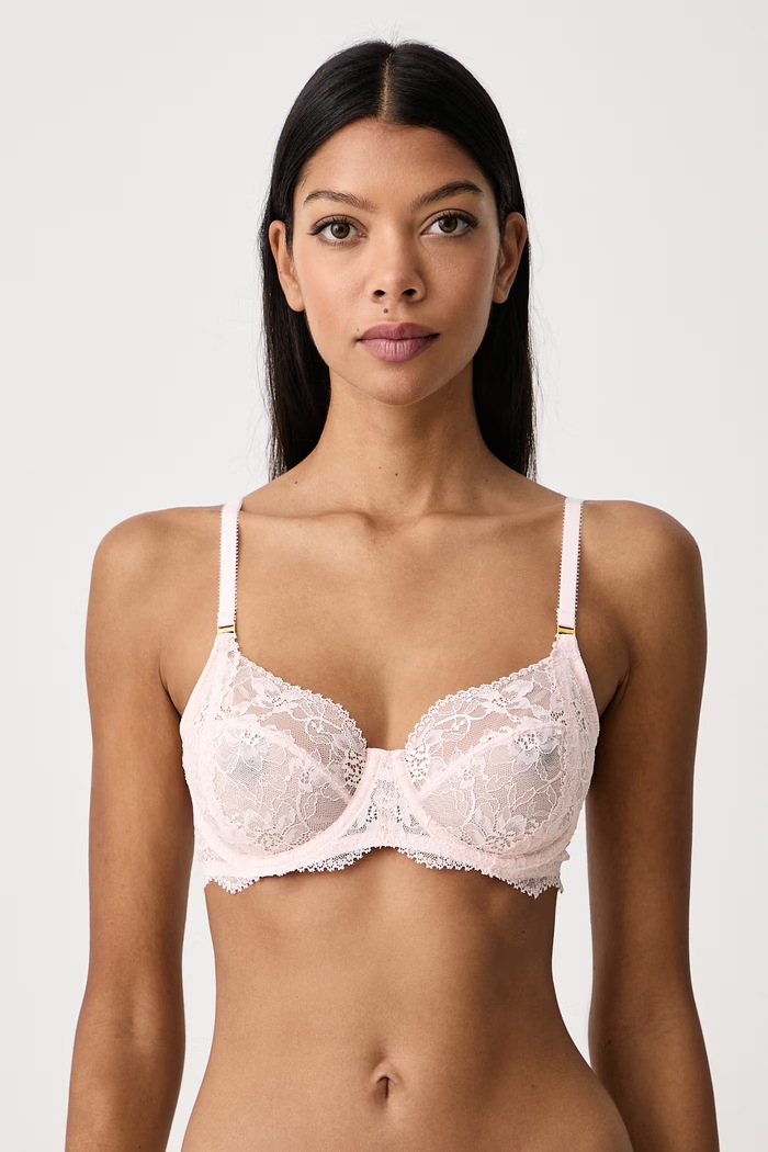 Lauren Ralph Lauren Biustonosz koronkowy różowy 4L0026