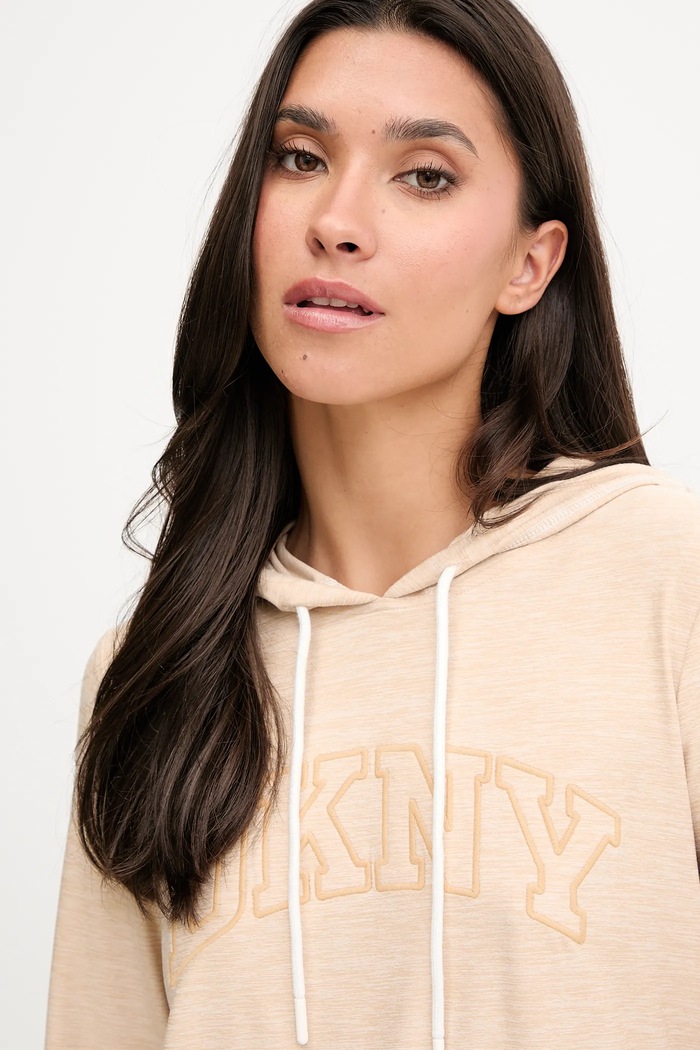 Pijama DKNY bej YI80065