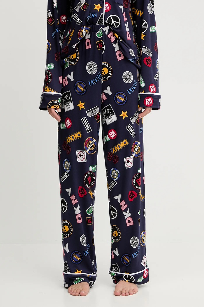 Pyžamo Dkny YI90076F tmavomodrá AW25