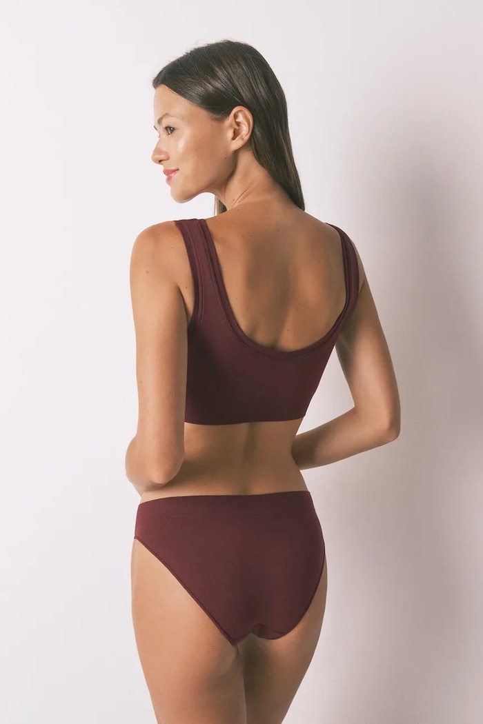 Σλιπ women'secret μπορντό 5122025