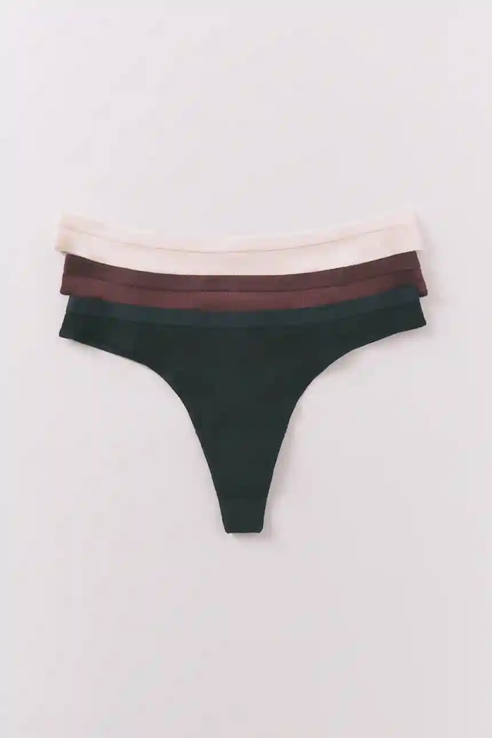Tangá women'secret 3-pak tangá zelená 4932667