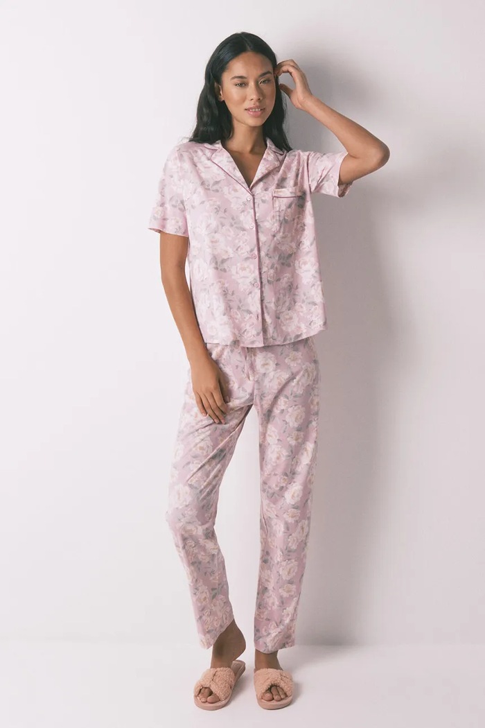 women'secret pijamale de bumbac set roz 3592428
