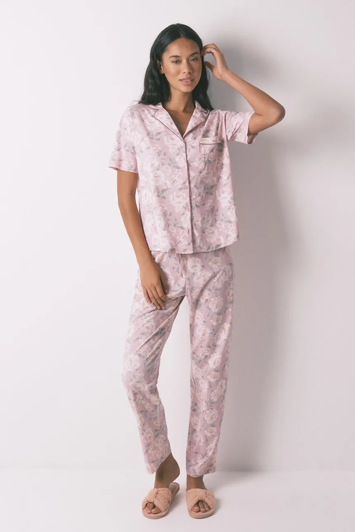 women'secret pijamale de bumbac set roz 3592428