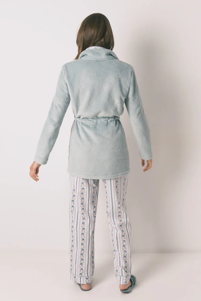 women'secret szlafrok 3142294 turkusowy