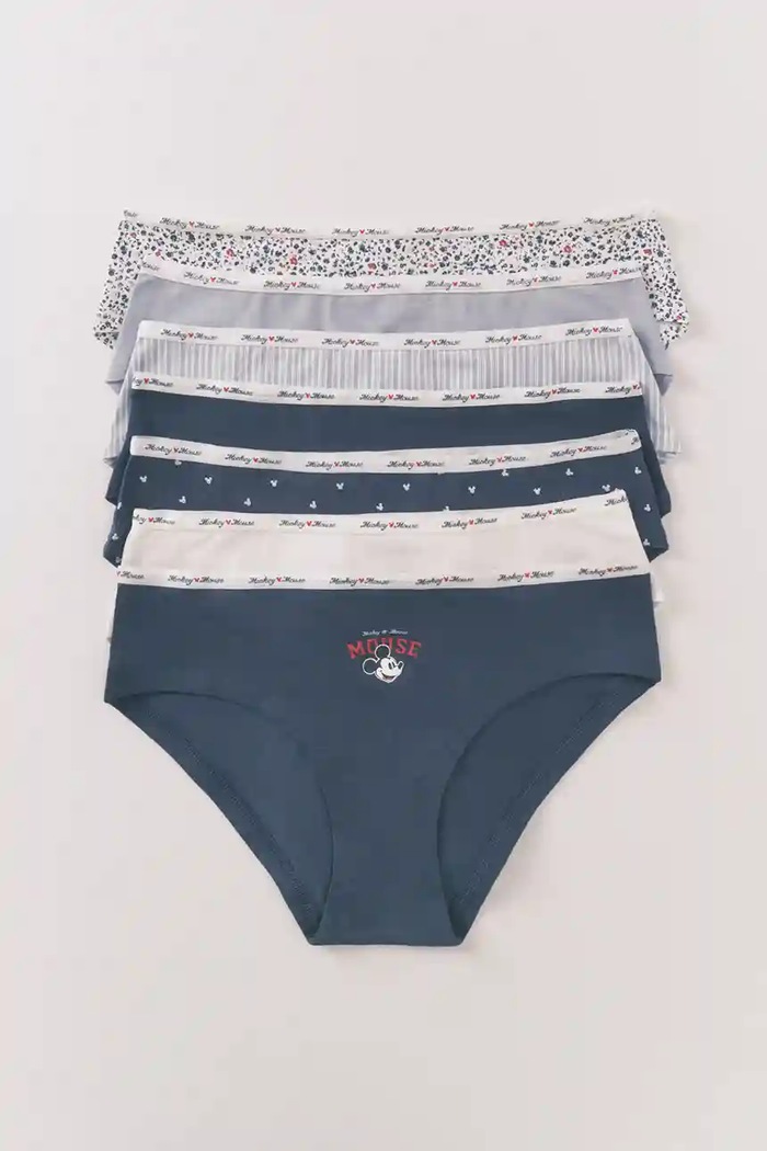 women'secret figi 7-pack 4932664 niebieski AW25