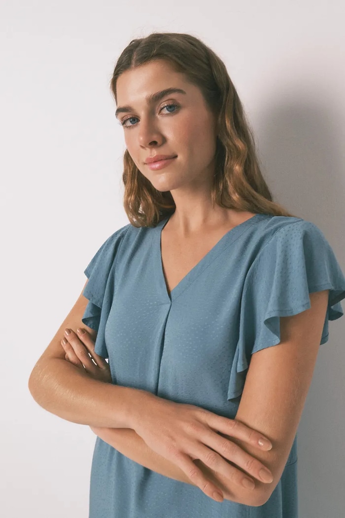 Odzież women'secret koszula nocna 4362325 turkusowy