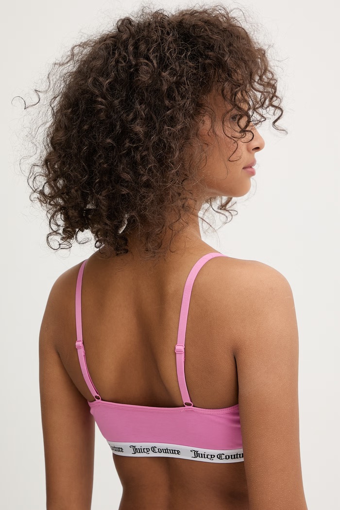 Juicy Couture σουτιέν με βαμβάκι REN BRALET JCTBT125972 ροζ SS26