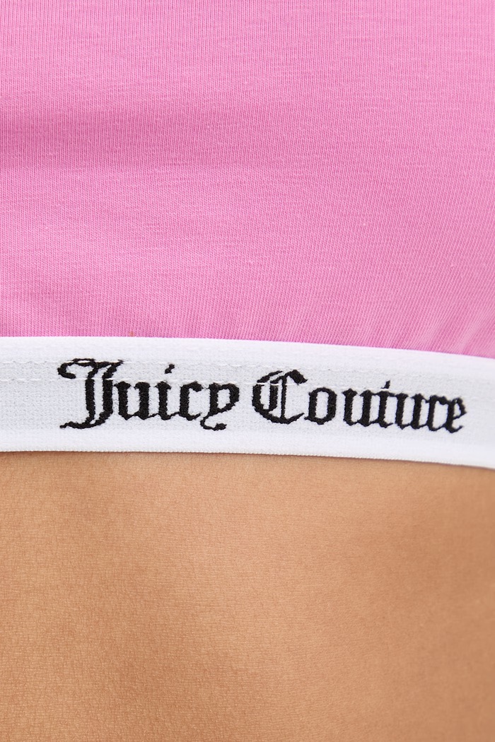Ρούχα Juicy Couture σουτιέν με βαμβάκι REN BRALET JCTBT125972 ροζ