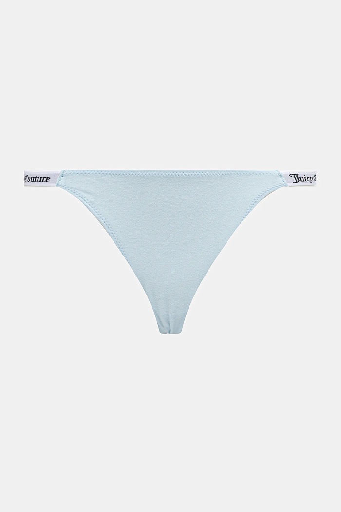 Juicy Couture chiloți g-string pentru femei cu bumbac 3 PK DEMI THNG pachet de 3 JCTTH225951 gri SS26