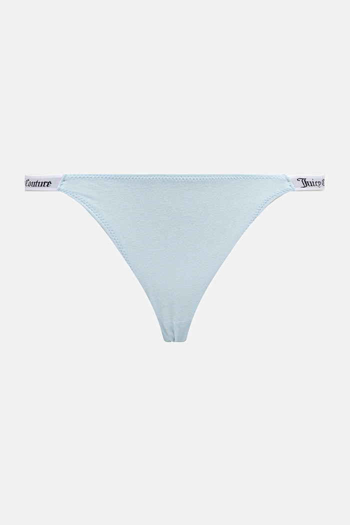 Juicy Couture chiloți g-string pentru femei cu bumbac 3 PK DEMI THNG pachet de 3 JCTTH225951 gri SS26