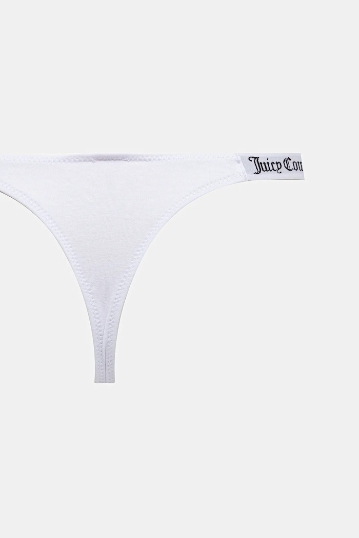 Juicy Couture chiloți g-string pentru femei cu bumbac 3 PK DEMI THNG pachet de 3 JCTTH225951