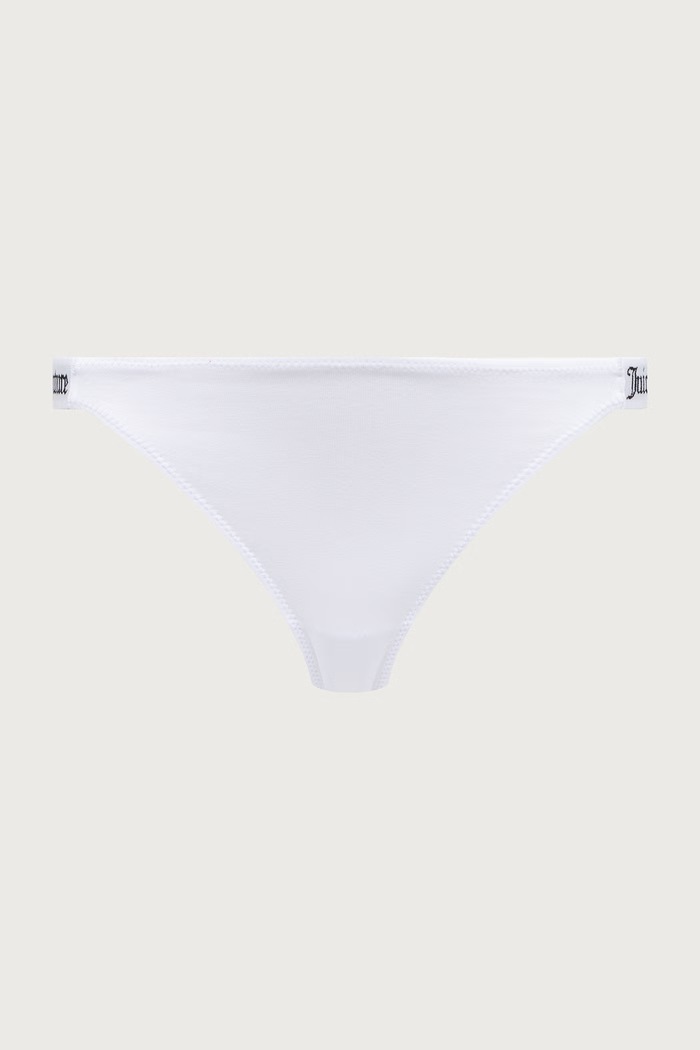 Juicy Couture Stringi damskie z bawełną 3 PK DEMI THNG 3-pack JCTTH225951 szary SS26