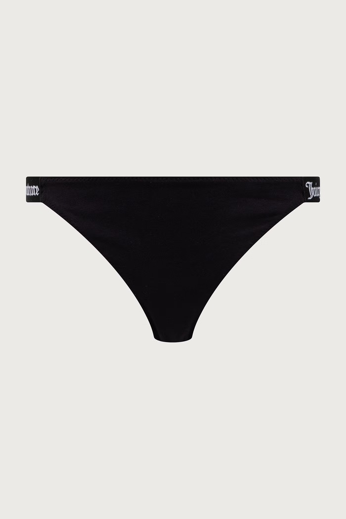 Tangá dámske s bavlnou 3 PK DEMI THNG 3-pak Juicy Couture JCTTH225951 sivá