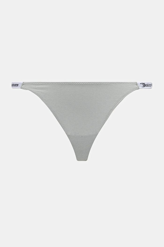 Juicy Couture chiloți g-string pentru femei cu bumbac 3 PK DEMI THNG pachet de 3 JCTTH225951 roz SS26