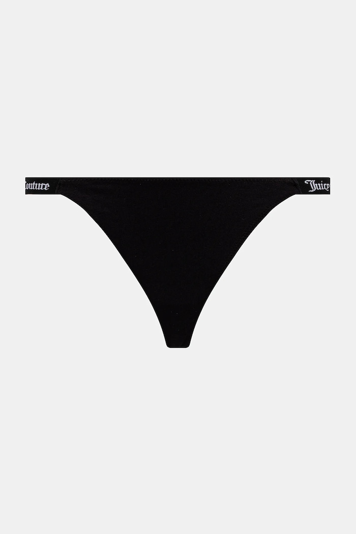 Juicy Couture chiloți g-string pentru femei cu bumbac 3 PK DEMI THNG pachet de 3 roz JCTTH225951