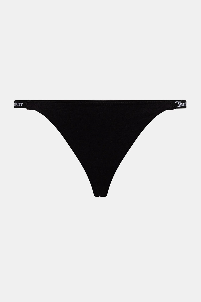 Juicy Couture chiloți g-string pentru femei cu bumbac 3 PK DEMI THNG pachet de 3 JCTTH225951 gri SS26