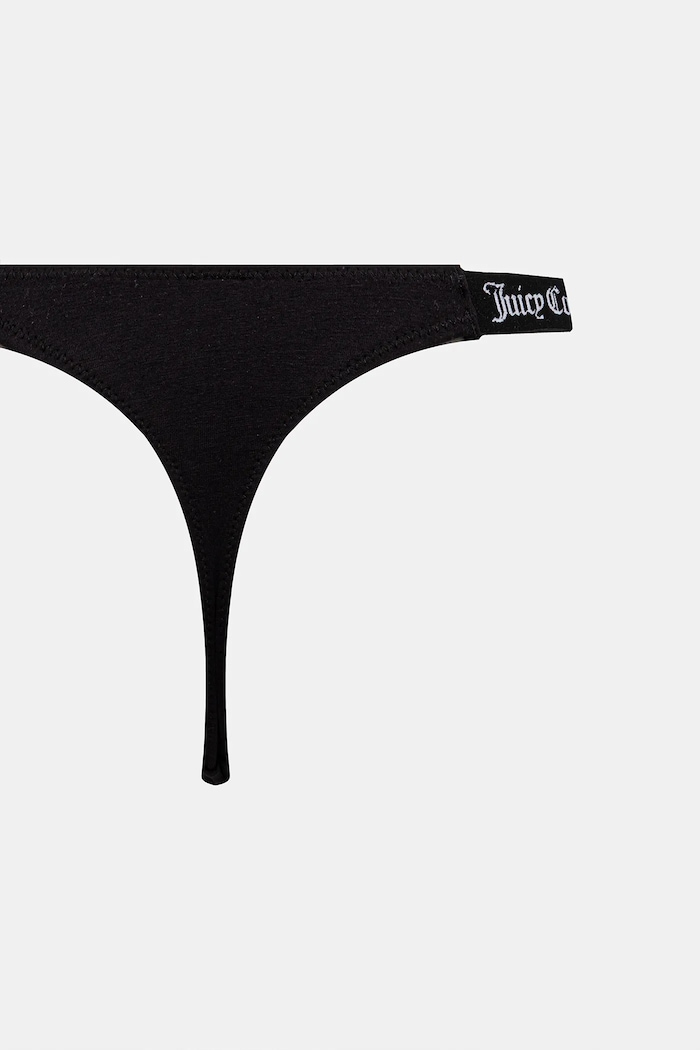 Juicy Couture chiloți g-string pentru femei cu bumbac 3 PK DEMI THNG pachet de 3 JCTTH225951 gri