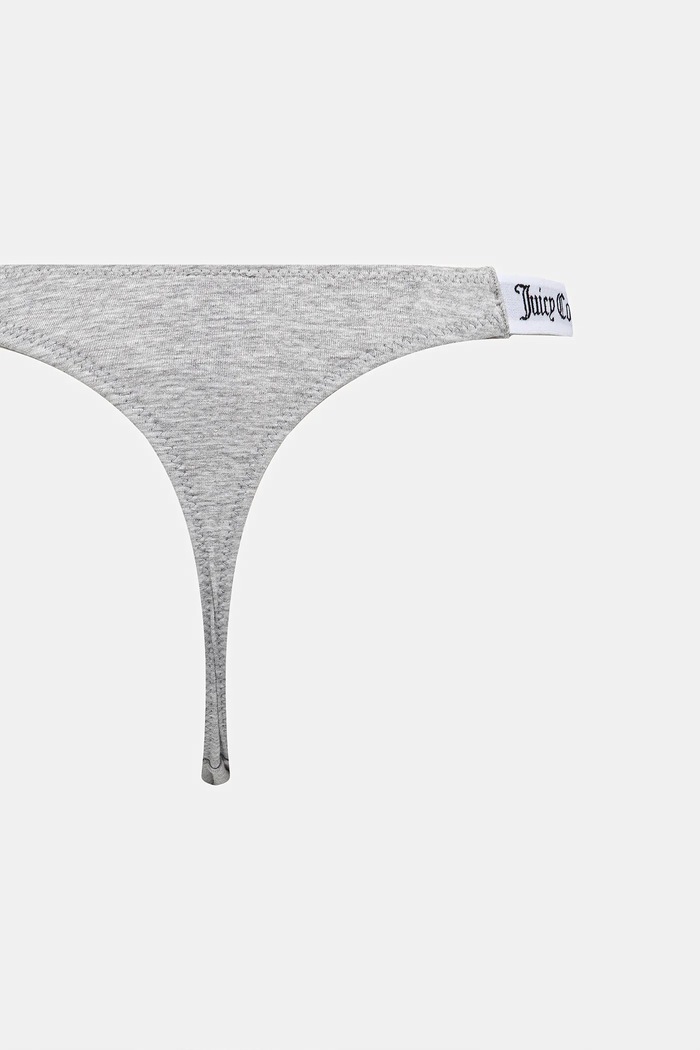 Juicy Couture chiloți g-string pentru femei cu bumbac 3 PK DEMI THNG pachet de 3 JCTTH225951