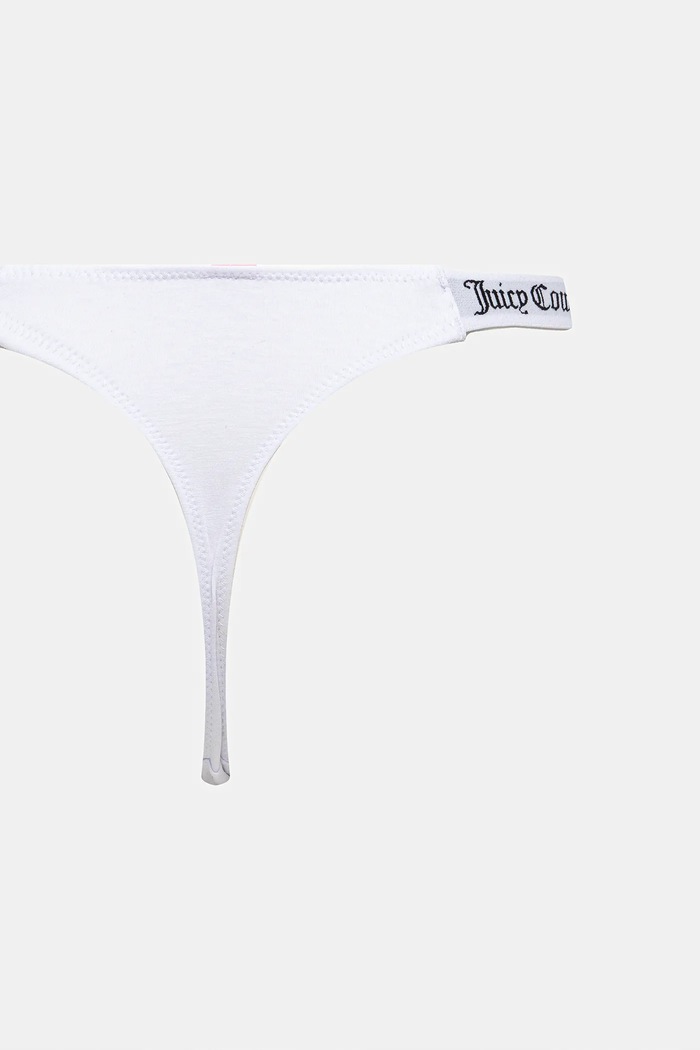 Juicy Couture chiloți g-string pentru femei cu bumbac 3 PK DEMI THNG pachet de 3 JCTTH225951