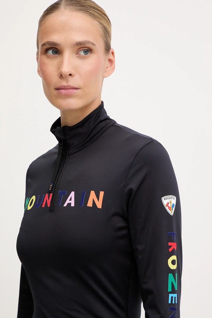 Rossignol longsleeve funkcyjny JCC czarny RLOWL11