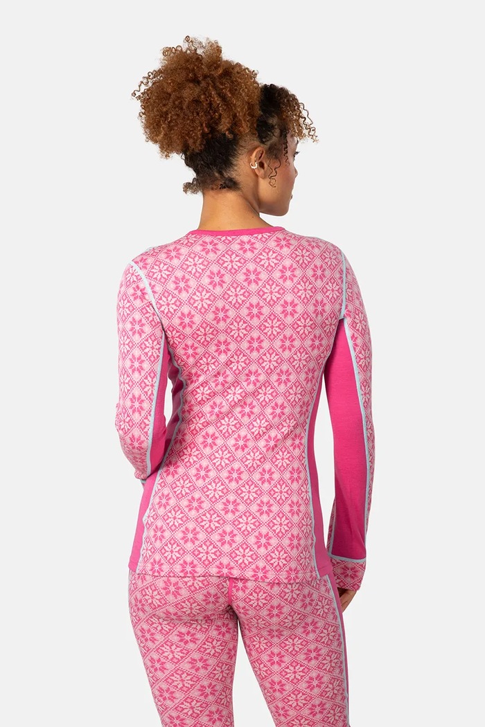 Funkčné tričko s dlhým rukávom Kari Traa ROSE 622692 ružová AW25