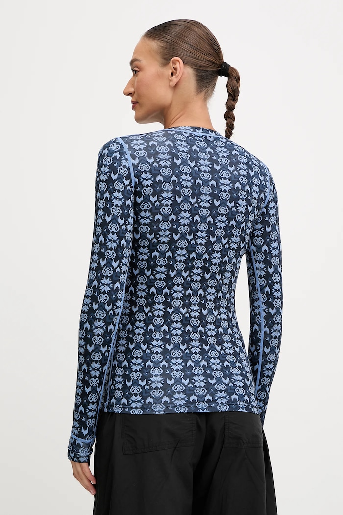 Kari Traa longsleeve funkcyjny FRYD 622926 granatowy SS26