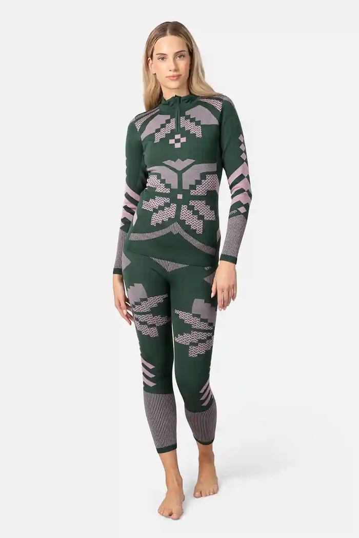 Kari Traa legginsy funkcyjne FAITH zielony 623595