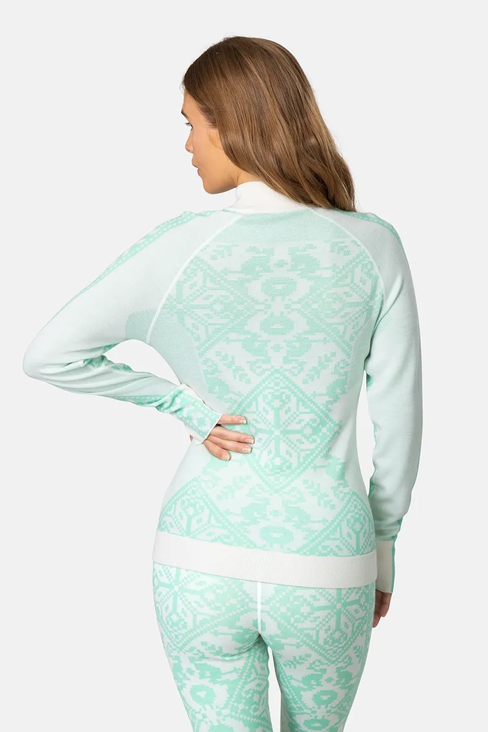 Kari Traa Bluza funkcyjna damska SAGA 623830 turkusowy AW25