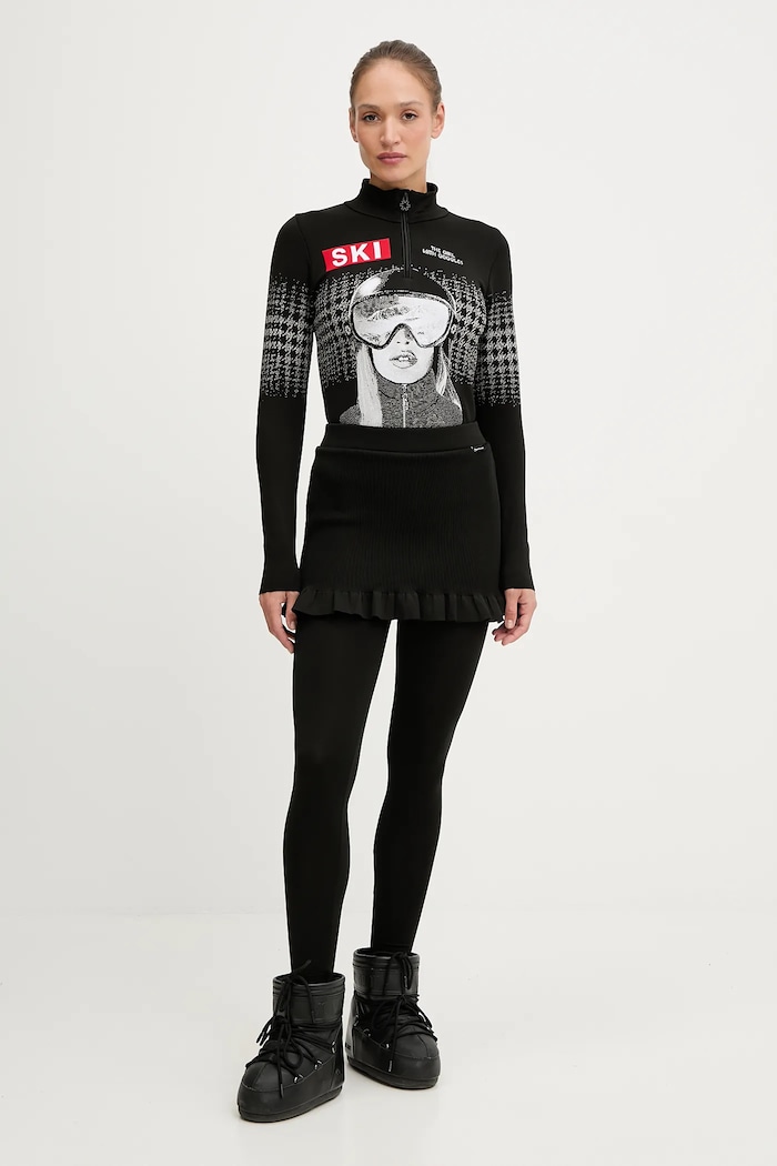 Функционален суичър Newland LADY T-NECK N46787.157 черен AW25