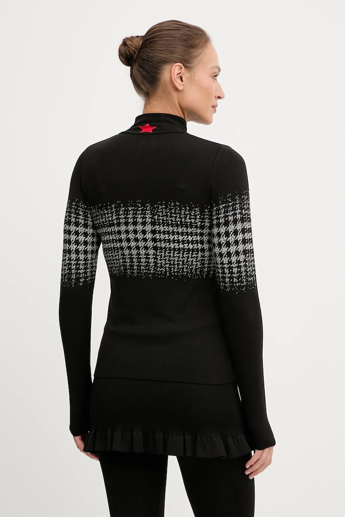 Дрехи Функционален суичър Newland LADY T-NECK N46787.157 черен