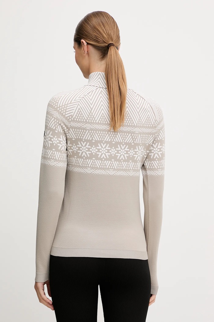 Oblečenie Funkčné tričko s dlhým rukávom Newland LADY T-NECK N46717.97 béžová