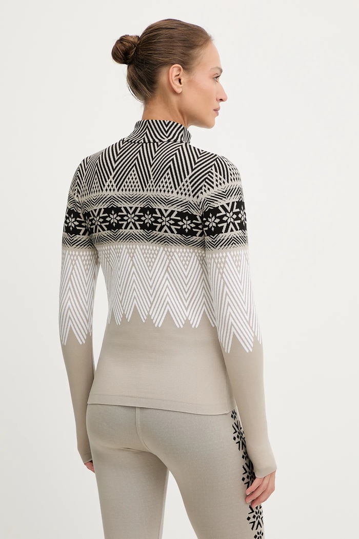 Ruházat Newland funkcionális pulóver LADY T-NECK N46703.97 bézs