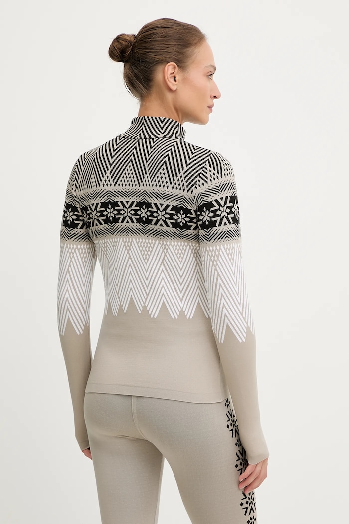 Ruházat Newland funkcionális pulóver LADY T-NECK N46703.97 bézs