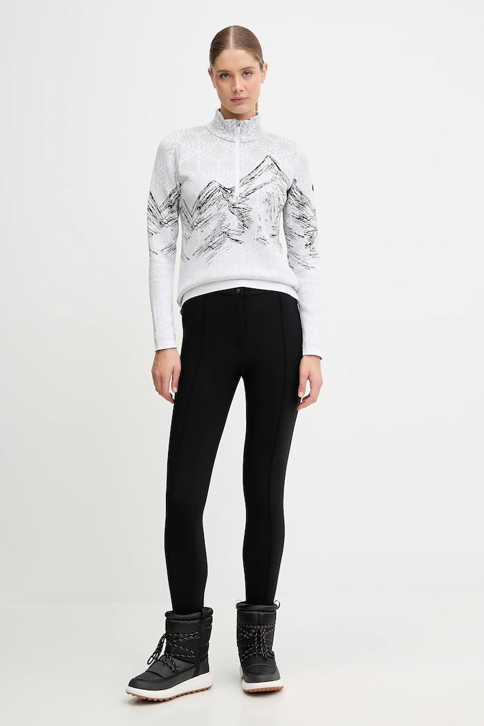 Funkčné tričko s dlhým rukávom Newland LADY T-NECK N46833.143 sivá AW25