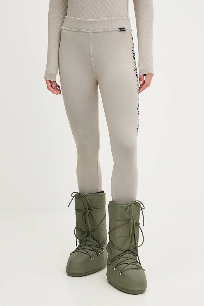 Newland legginsy funkcyjne LADY LEGGINGS sporty zimowe beżowy N46721.106