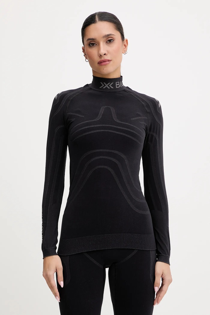 Ισοθερμικό μακρυμάνικο X-Bionic HEATLOOP SHIRT χειμερινά σπόρ μαύρο TL.W106W25W